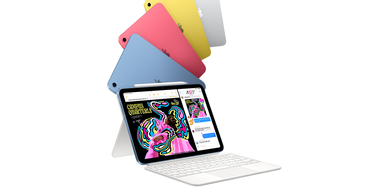 Apple iPad 11-inch in a range of colors